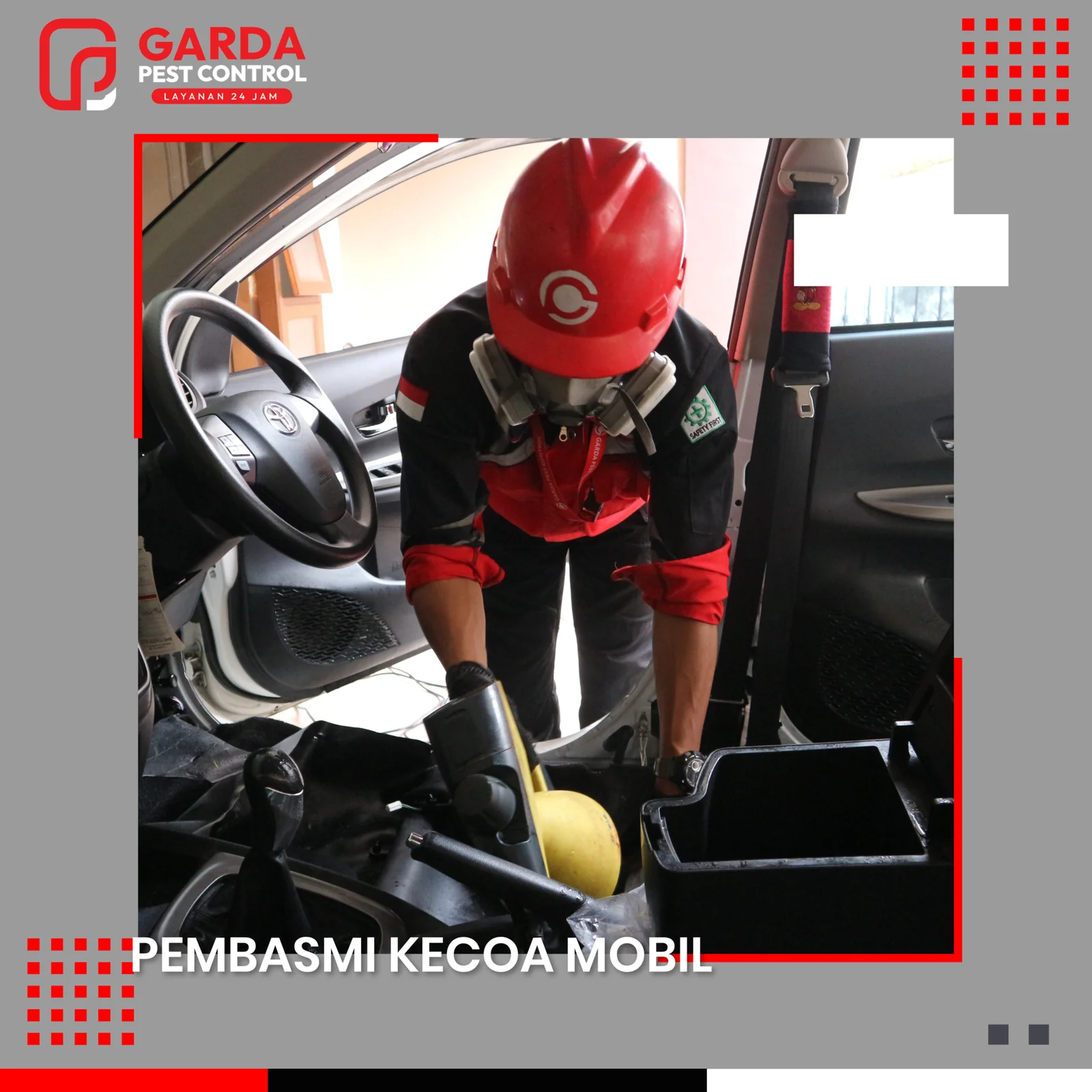 Jasa Pembasmi Kecoa di Mobil Garut