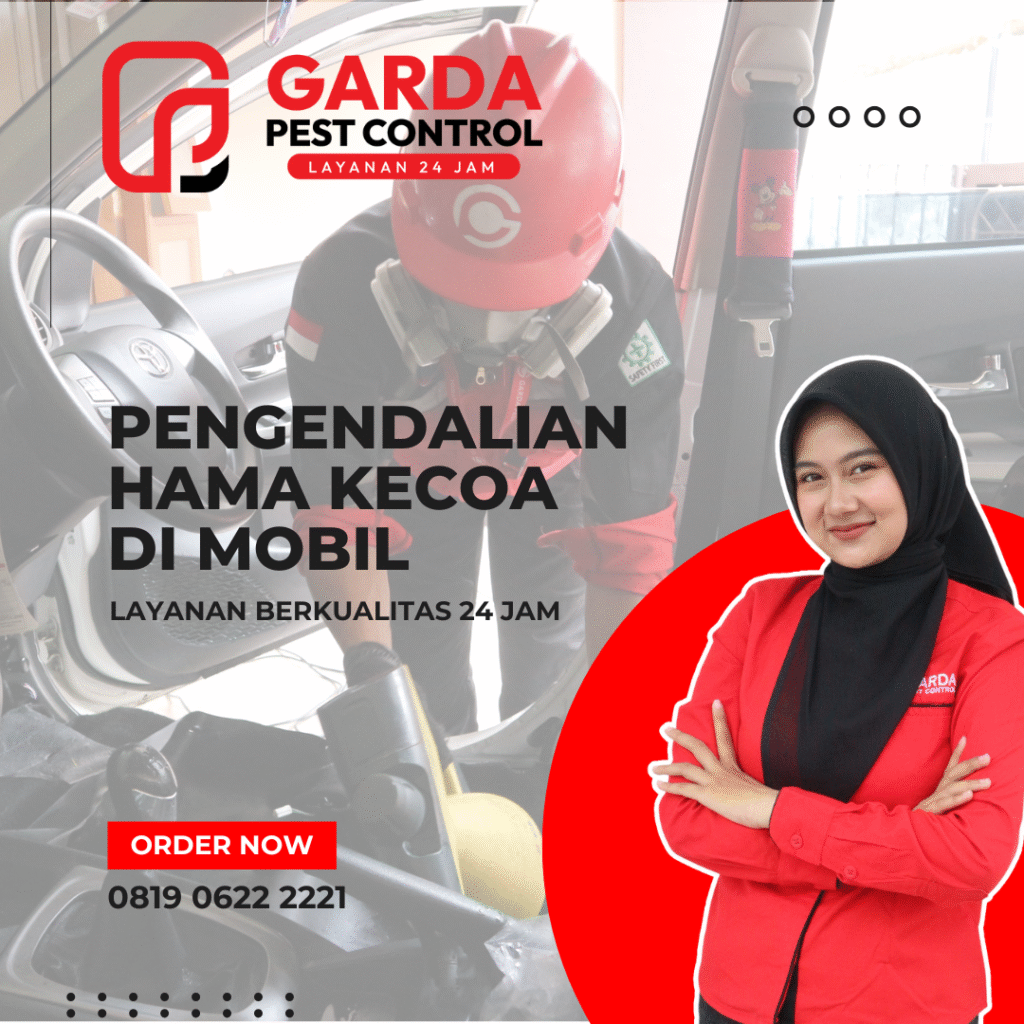 Jasa Basmi Kecoa Mobil Garut | Proses Cepat Aman & Bergaransi