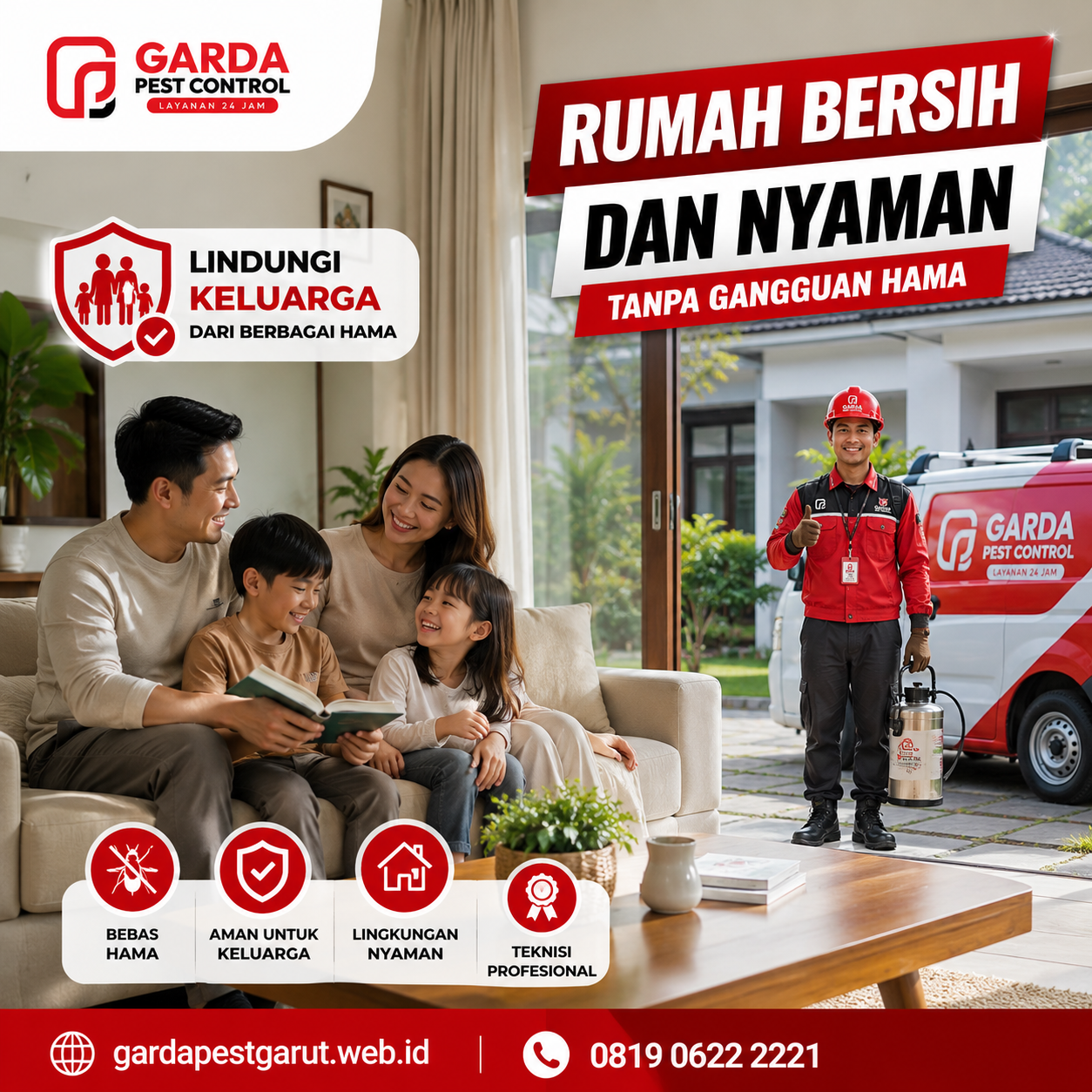 Pest Control 24 Jam Garut: Jaminan Bebas Hama Sepenuh Waktu, Tanpa Cemas!