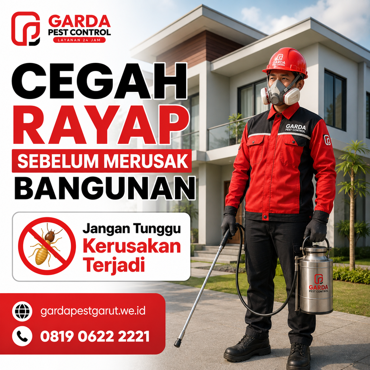 Jasa Anti Rayap Pra Konstruksi Bangunan Garut untuk Perlindungan Properti