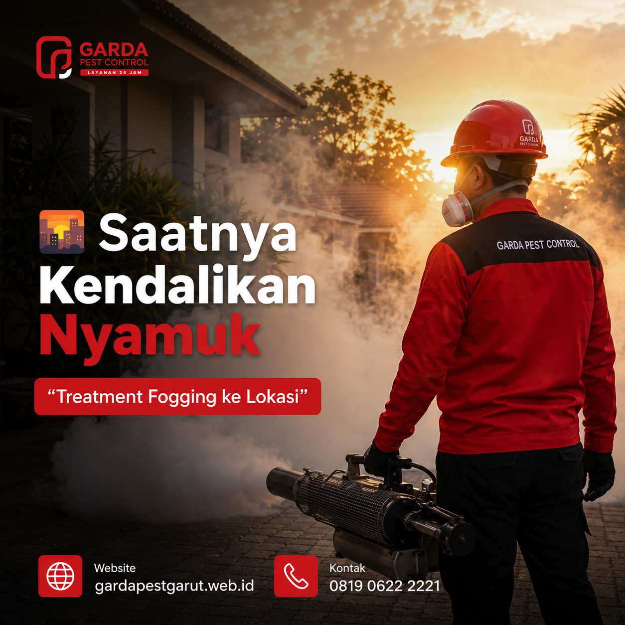 Jasa Fogging Nyamuk Darurat Garut Tanggap DBD Terpercaya