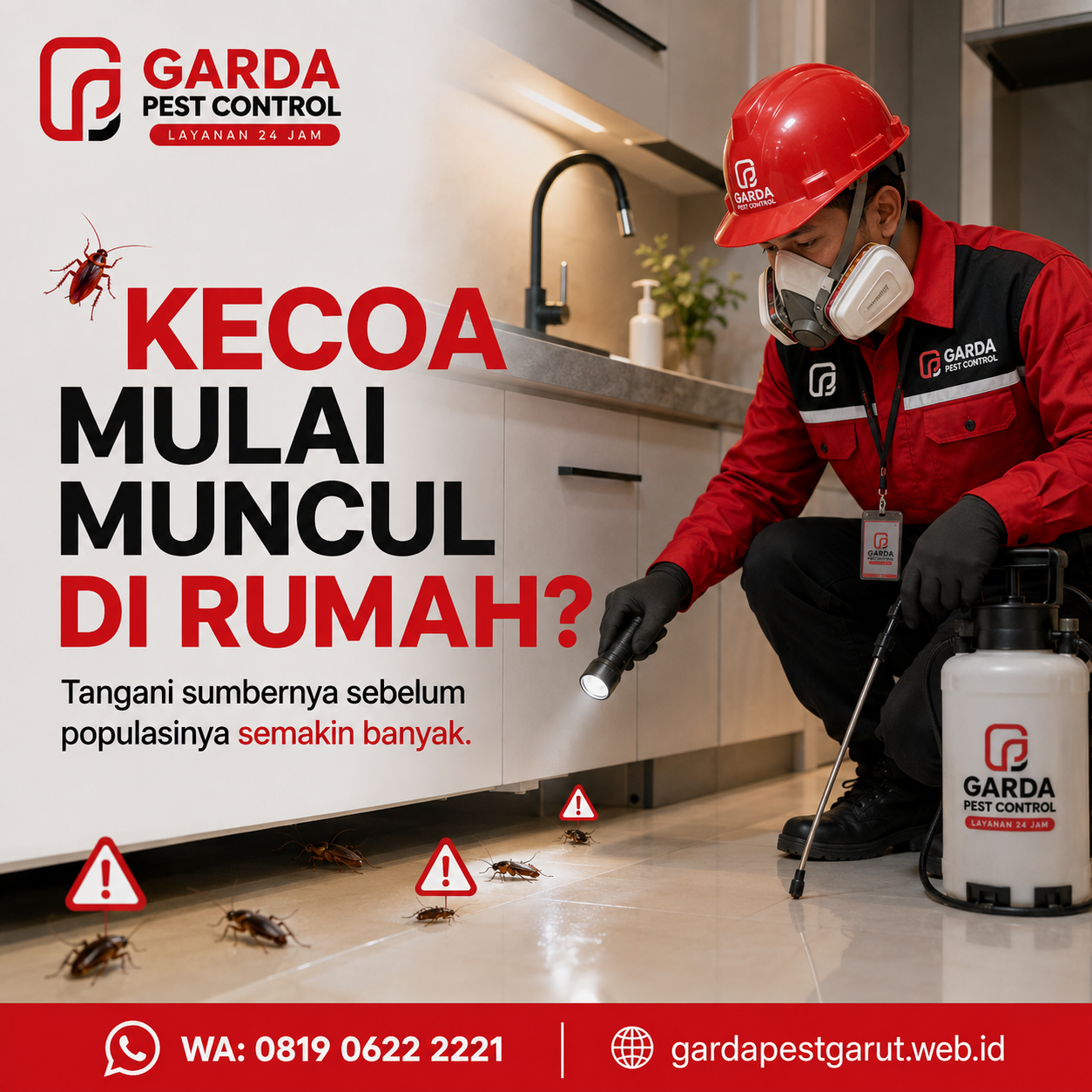 Harga Jasa Pembasmi Kecoa Garut yang Perlu Anda Tahu Sebelum Memesan