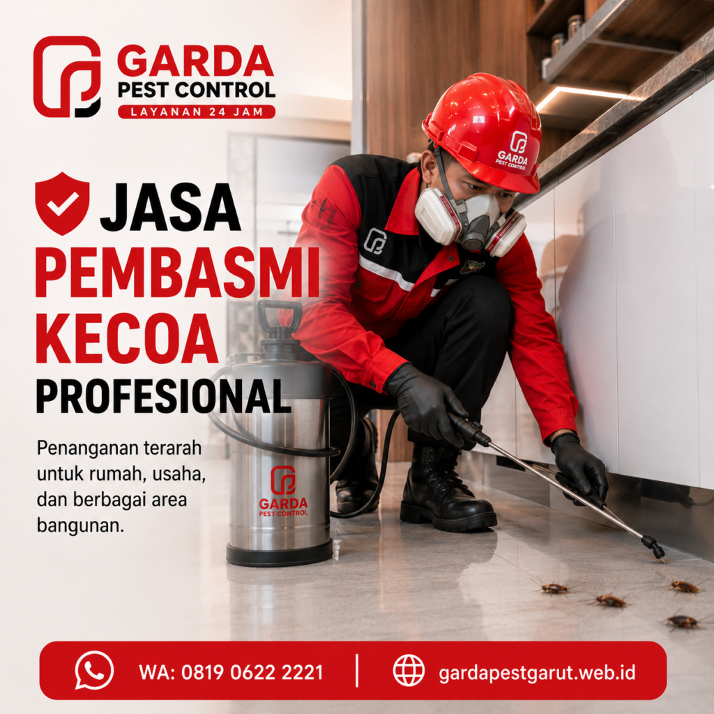 Jasa Pembasmi Kecoa Restoran di Garut Terbaru