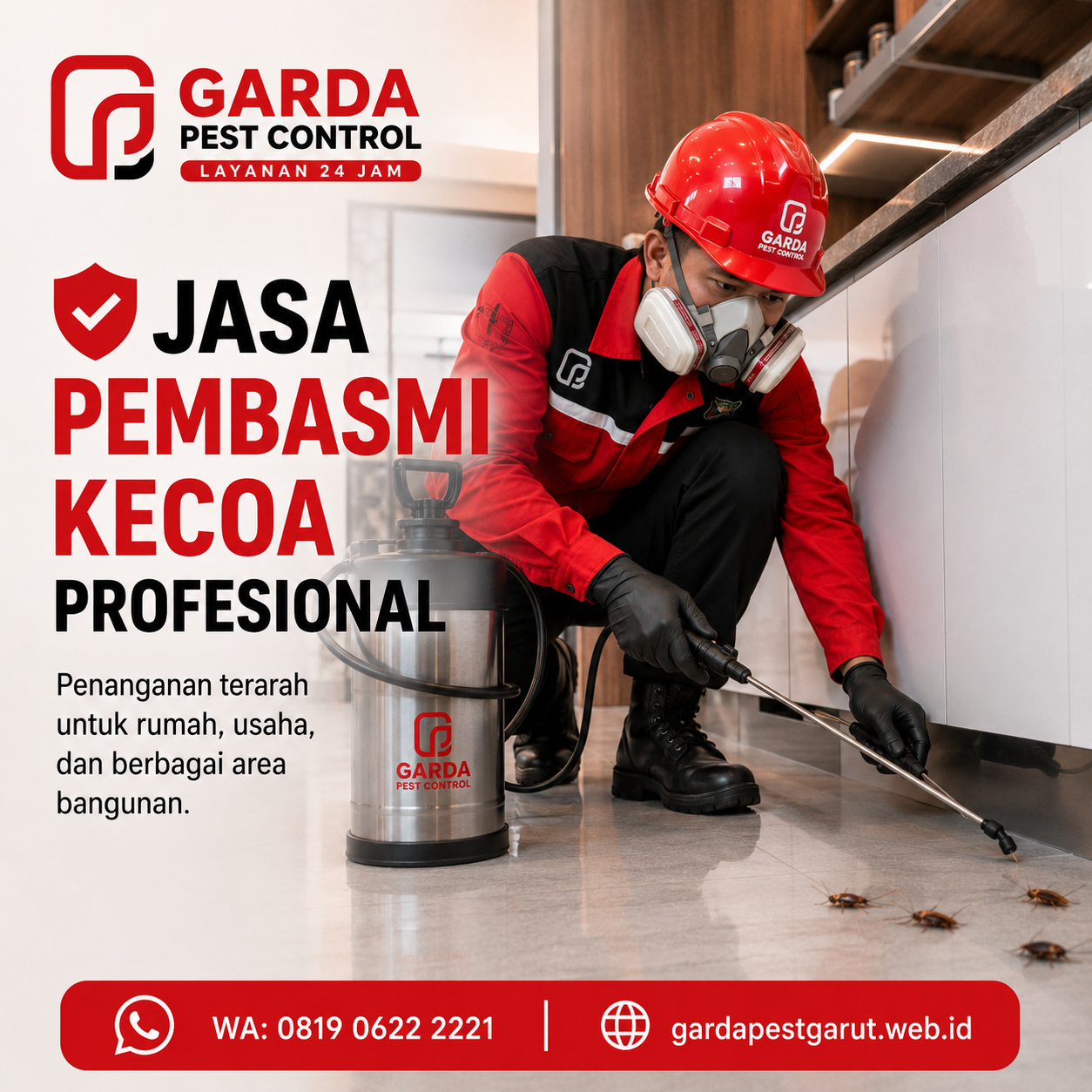Harga Jasa Pembasmi Kecoa Garut yang Perlu Anda Tahu Sebelum Memesan