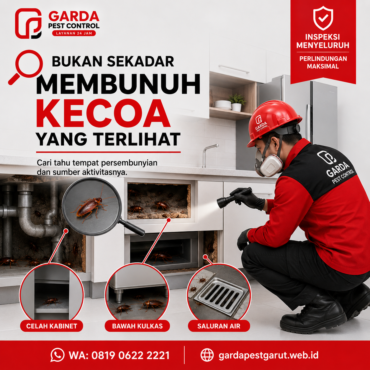 Layanan Pembasmi Kecoa untuk Restoran di Garut yang Tepat untuk Dapur Bersih dan Operasional Lancar
