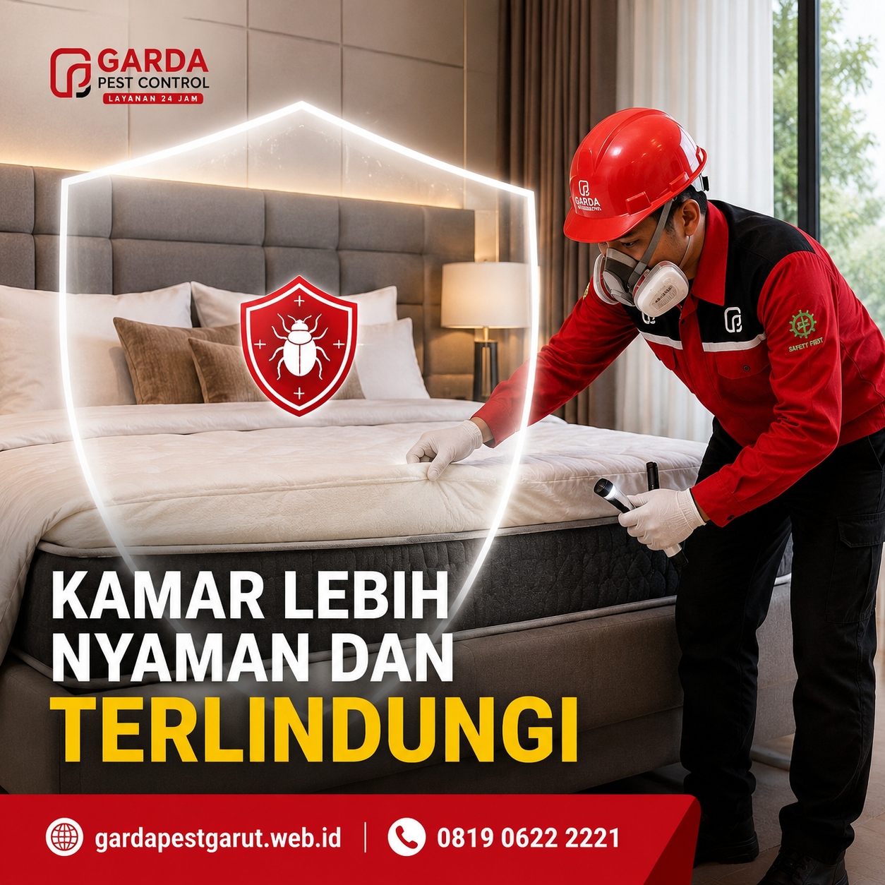 Jasa Pembasmi Kutu Kasur di Garut Garansi Hingga 14 Hari