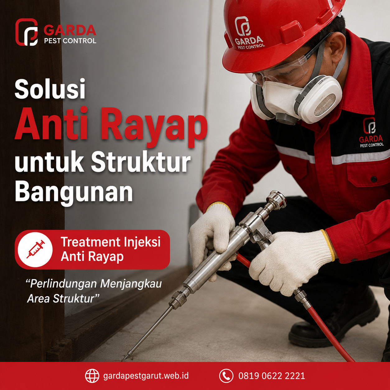 Rincian Biaya Jasa Suntik Rayap Per Meter di Garut dan Penjelasannya