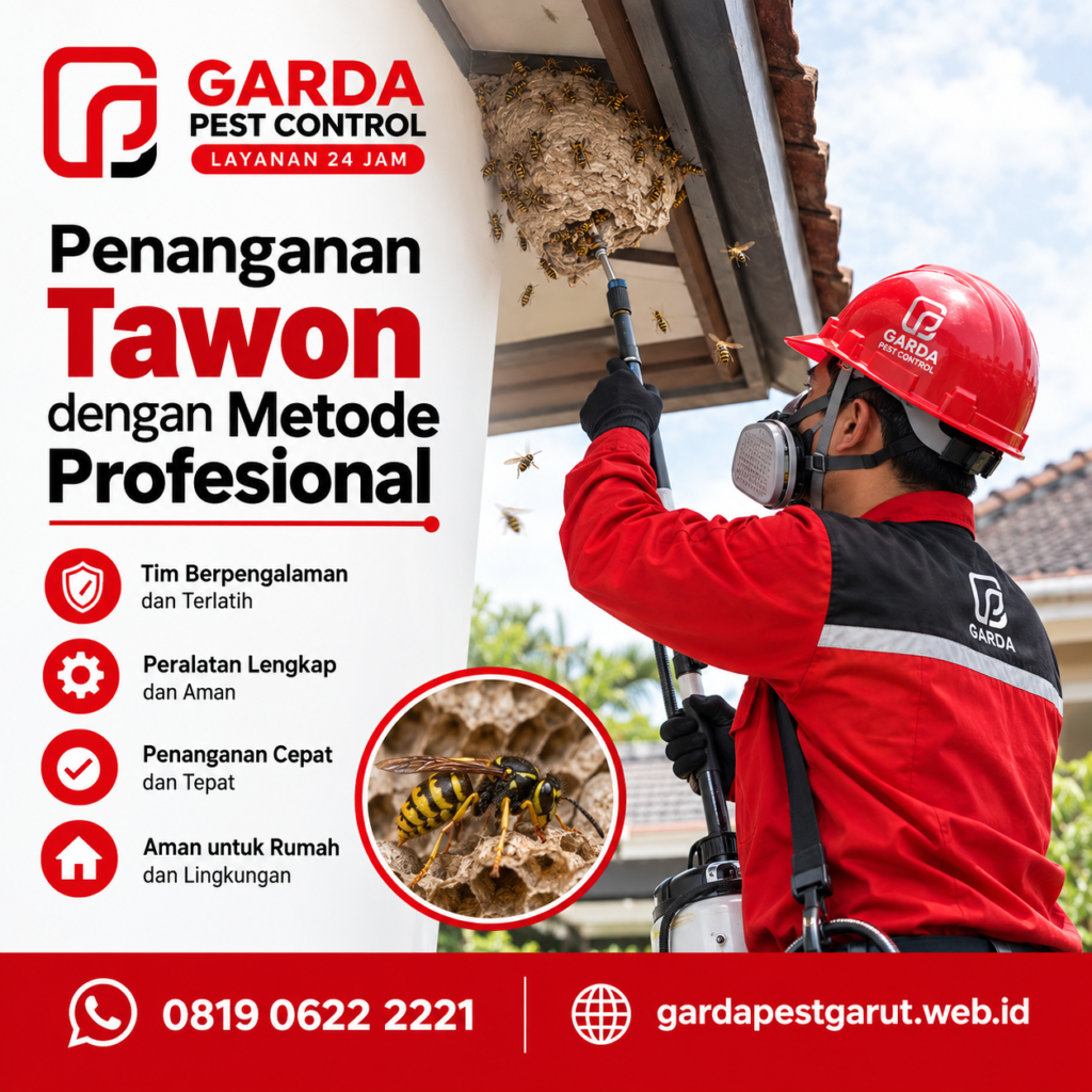 Jasa Pembasmi Tawon di Garut 24 Jam Layanan Cepat Garda Pest