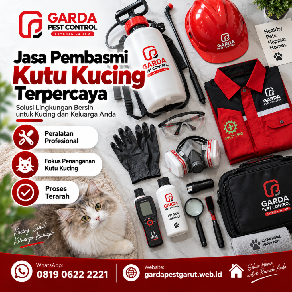 Biaya Jasa Basmi Kutu Kucing ke Rumah Garut