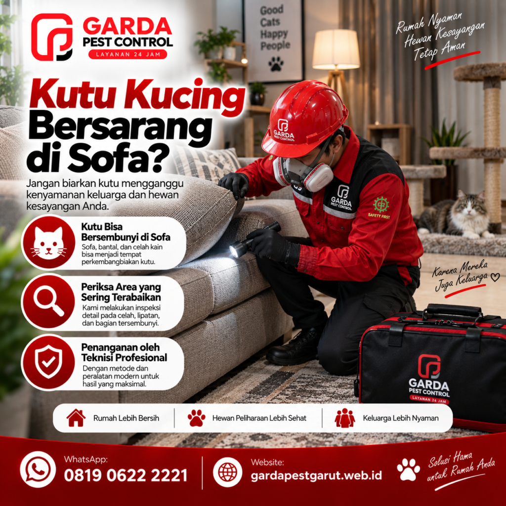 Tanda Infestasi Kutu Kucing di Rumah Sudah Parah