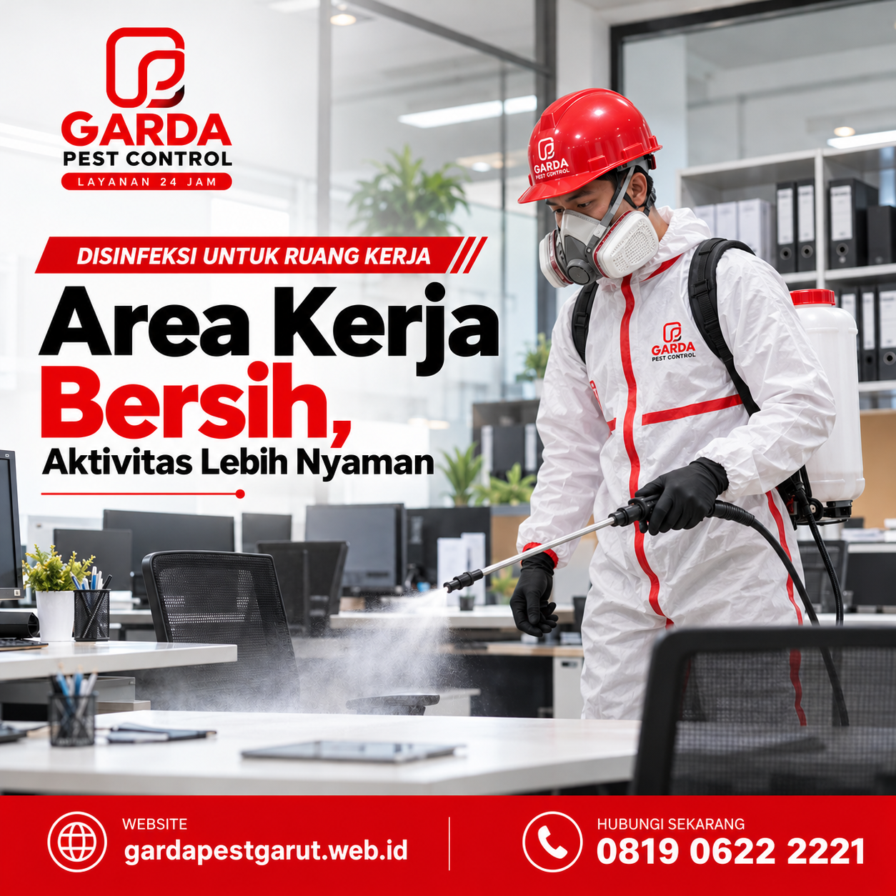 Jasa Disinfektan Garut untuk Rumah & Kantor Layanan Sterilisasi Bersertifikat